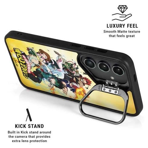 My Hero Academia Hero Team Season 4 Galaxy S25 FE Kickstand Case