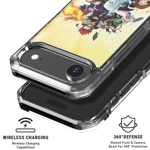 My Hero Academia Hero Team Season 4 iPhone 17 Air Clear Case