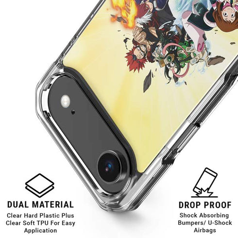 My Hero Academia Hero Team Season 4 iPhone 17 Air Clear Case