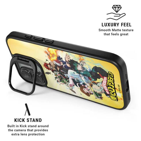 My Hero Academia Hero Team Season 4 iPhone 17 Kickstand Case
