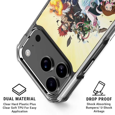 My Hero Academia Hero Team Season 4 iPhone 17 Pro Max Clear Case