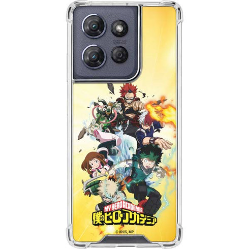 My Hero Academia Hero Team Season 4 Moto G Play 5G (2025) Clear Case