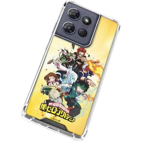My Hero Academia Hero Team Season 4 Moto G Play 5G (2025) Clear Case