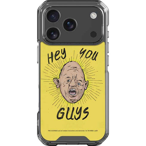 Warner Bros The Goonies (1985) Hey You Guys iPhone 18 Pro Clear Case