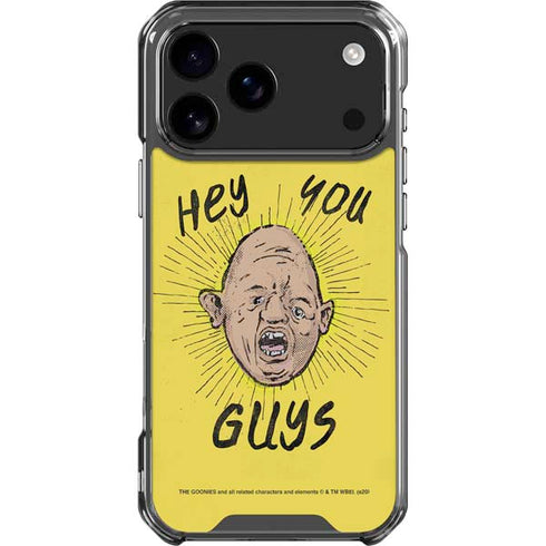 Warner Bros The Goonies (1985) Hey You Guys iPhone 18 Pro Max Clear Case