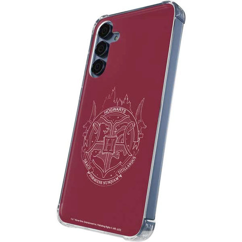 Wizarding Worlds Harry Potter Hogwarts Crest Galaxy A35 5G Clear Case