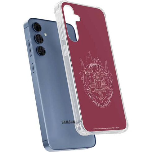 Wizarding Worlds Harry Potter Hogwarts Crest Galaxy A55 5G Clear Case