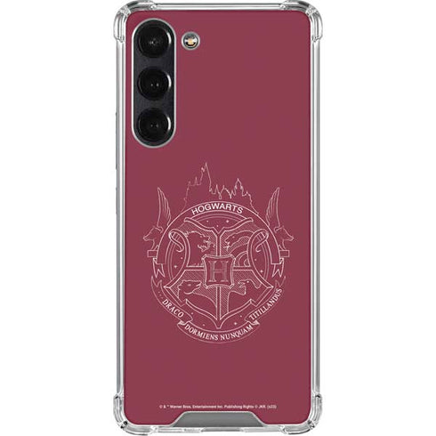 Wizarding Worlds Harry Potter Hogwarts Crest Galaxy S24 FE Clear Case