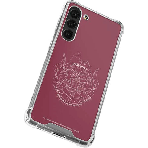 Wizarding Worlds Harry Potter Hogwarts Crest Galaxy S24 FE Clear Case