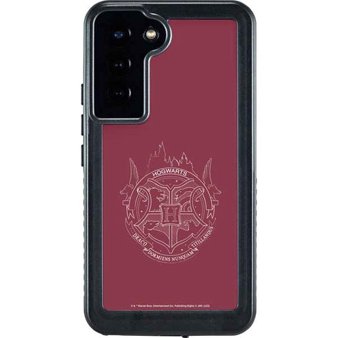 Wizarding Worlds Harry Potter Hogwarts Crest Galaxy S24 Plus Waterproof Case