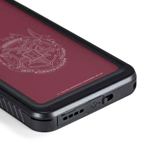 Wizarding Worlds Harry Potter Hogwarts Crest Galaxy S24 Plus Waterproof Case