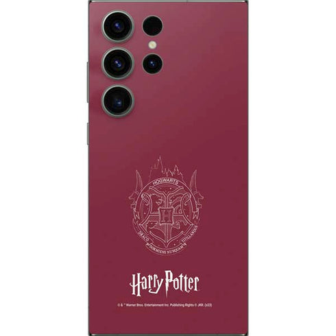 Wizarding Worlds Harry Potter Hogwarts Crest Galaxy S25 Ultra Skin
