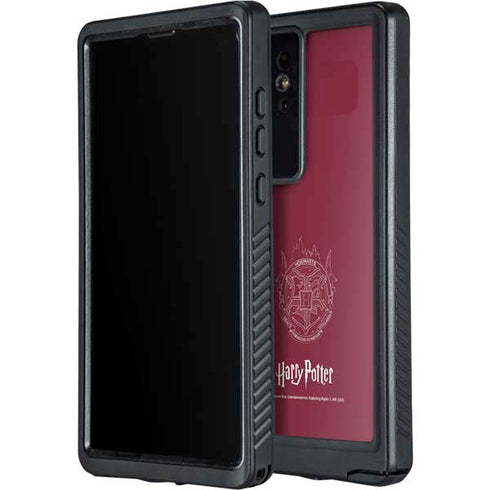 Wizarding Worlds Harry Potter Hogwarts Crest Galaxy S24 Ultra Waterproof Case