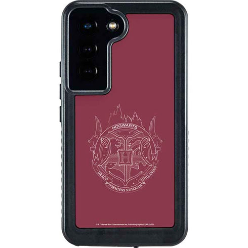 Wizarding Worlds Harry Potter Hogwarts Crest Galaxy S24 Waterproof Case