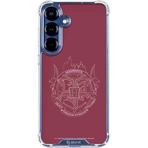 Wizarding Worlds Harry Potter Hogwarts Crest Galaxy S25 Plus Clear Case