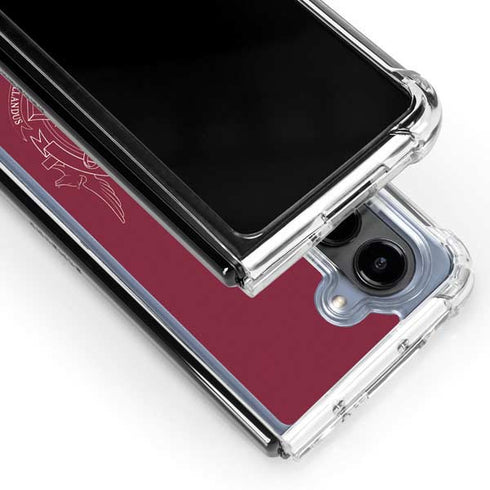 Wizarding Worlds Harry Potter Hogwarts Crest Galaxy Z Fold5 5G Clear Case