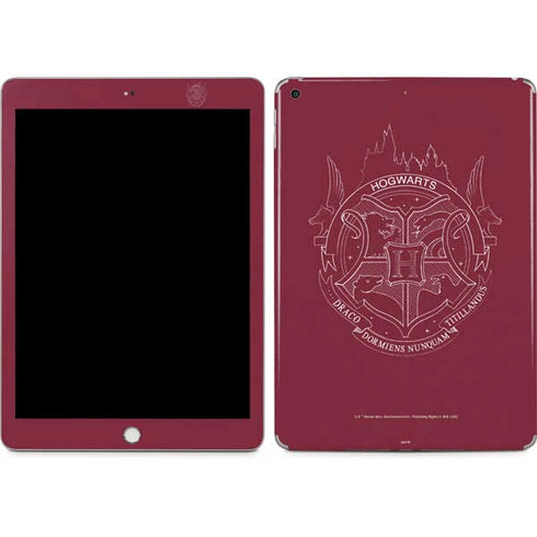 Wizarding Worlds Harry Potter Hogwarts Crest Apple iPad Skin