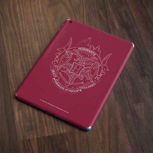Wizarding Worlds Harry Potter Hogwarts Crest Apple iPad Skin