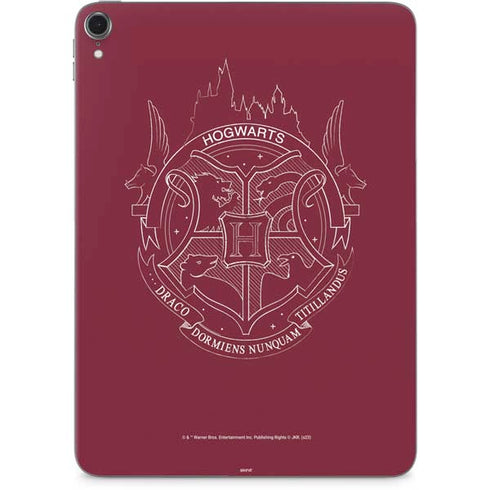 Wizarding Worlds Harry Potter Hogwarts Crest Apple iPad Pro Skin