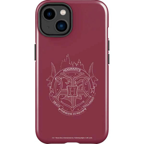 Wizarding Worlds Harry Potter Hogwarts Crest iPhone 15 Impact Case