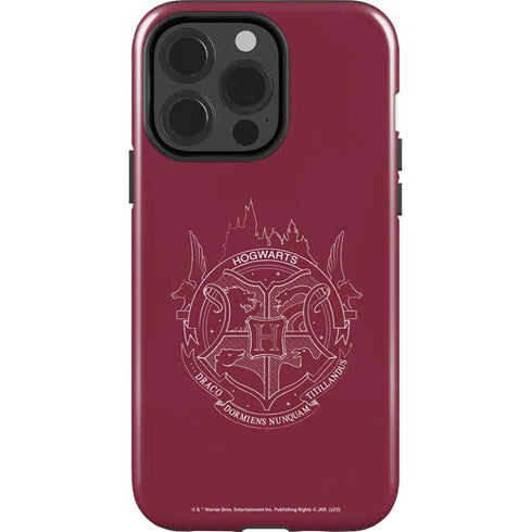Wizarding Worlds Harry Potter Hogwarts Crest iPhone 15 Pro Impact Case