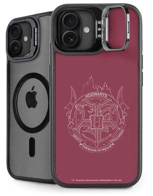 Wizarding Worlds Harry Potter Hogwarts Crest iPhone 16 Plus Kickstand Case