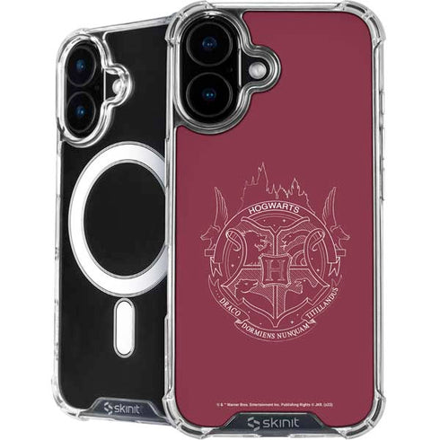 Wizarding Worlds Harry Potter Hogwarts Crest iPhone 16 Plus MagSafe Case