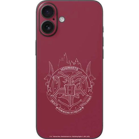 Wizarding Worlds Harry Potter Hogwarts Crest iPhone 16 Plus Skin