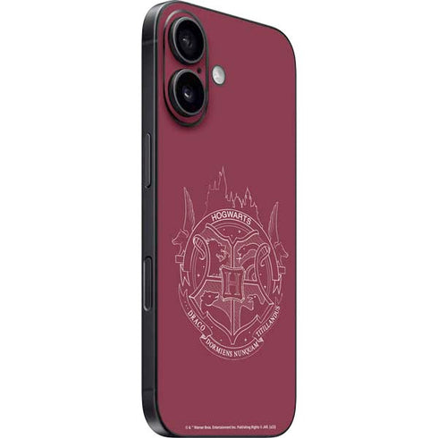 Wizarding Worlds Harry Potter Hogwarts Crest iPhone 16 Plus Skin
