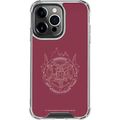 Wizarding Worlds Harry Potter Hogwarts Crest iPhone 16 Pro Max Clear Case