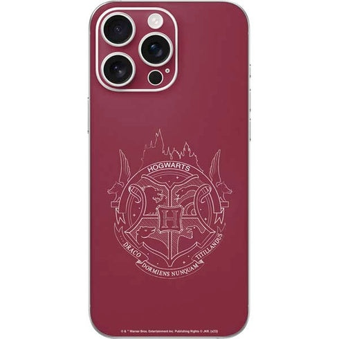 Wizarding Worlds Harry Potter Hogwarts Crest iPhone 16 Pro Max Skin