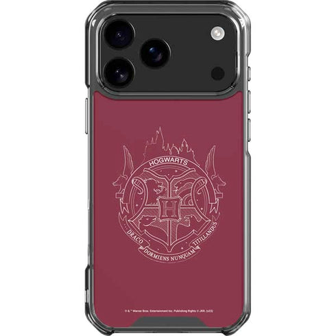 Wizarding Worlds Harry Potter Hogwarts Crest iPhone 18 Pro Max Clear Case