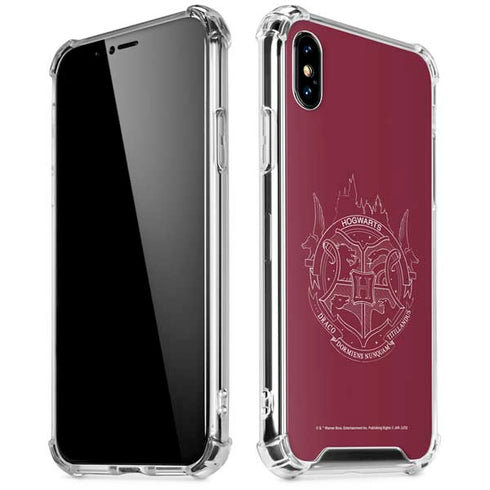 Wizarding Worlds Harry Potter Hogwarts Crest iPhone X/XS Clear Case