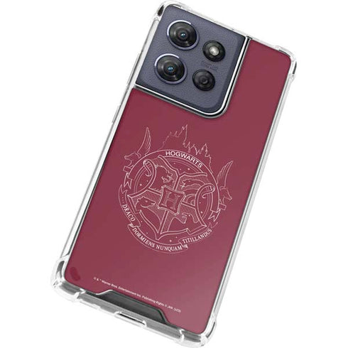 Wizarding Worlds Harry Potter Hogwarts Crest Moto G Power 5G (2025) Clear Case
