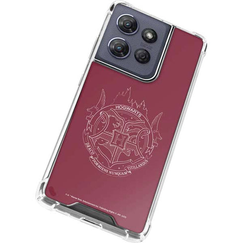 Wizarding Worlds Harry Potter Hogwarts Crest Moto G Stylus 5G (2025) Clear Case