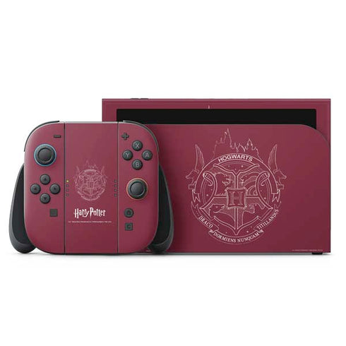 Wizarding Worlds Harry Potter Hogwarts Crest Nintendo Skins