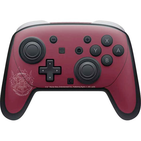 Wizarding Worlds Harry Potter Hogwarts Crest Nintendo Switch 2 (2025) Pro Controller Skin