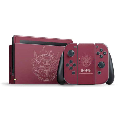Wizarding Worlds Harry Potter Hogwarts Crest Nintendo Skins
