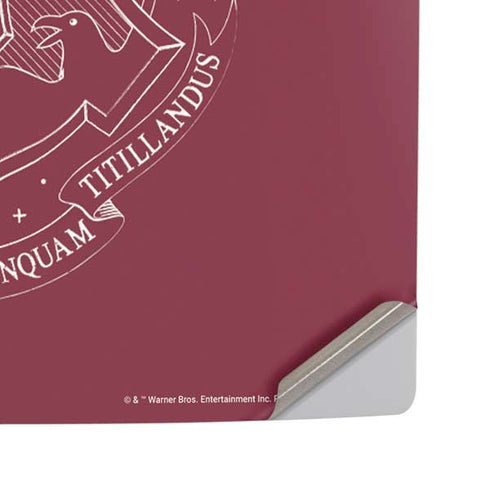 Wizarding Worlds Harry Potter Hogwarts Crest PS5 Pro Disk Console Skin
