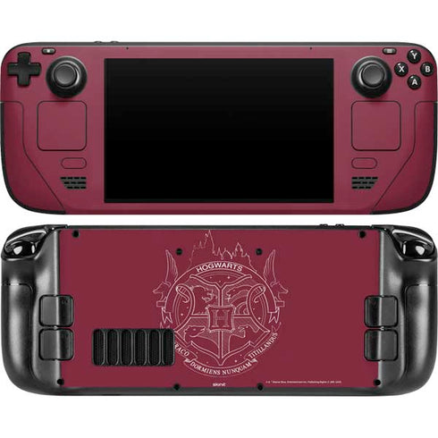 Wizarding Worlds Harry Potter Hogwarts Crest Steam Deck Handheld Gaming Computer OLED Skin