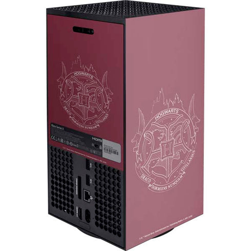 Wizarding Worlds Harry Potter Hogwarts Crest XBox Series X Digital Edition Console Skin