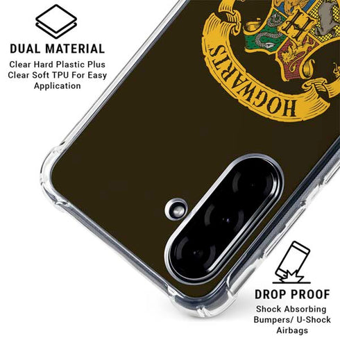 Wizarding World Harry Potter Hogwarts Houses Crest Galaxy A36 5G Clear Case