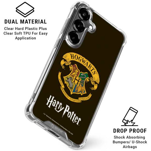 Wizarding World Harry Potter Hogwarts Houses Crest Galaxy S26 Clear Case