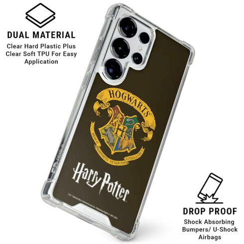 Wizarding World Harry Potter Hogwarts Houses Crest Galaxy S26 Ultra Clear Case