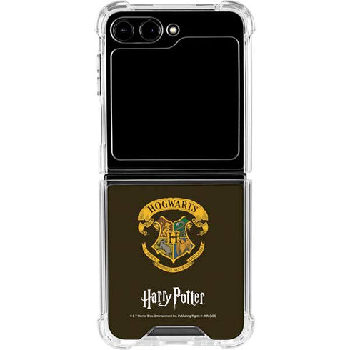 Wizarding World Harry Potter Hogwarts Houses Crest Galaxy Z Flip6 Clear Case