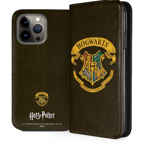 Wizarding World Harry Potter Hogwarts Houses Crest iPhone 14 Pro Max Folio Case