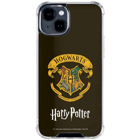Wizarding World Harry Potter Hogwarts Houses Crest iPhone 15 Clear Case