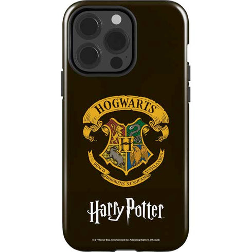 Wizarding World Harry Potter Hogwarts Houses Crest iPhone 15 Pro Impact Case