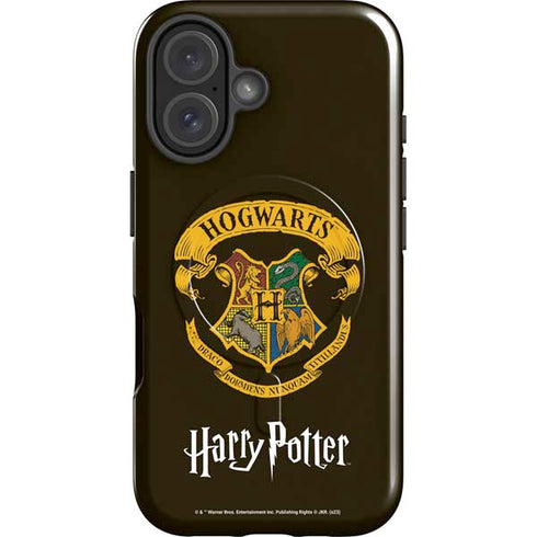 Wizarding World Harry Potter Hogwarts Houses Crest iPhone 16 Plus Magsafe Impact Case