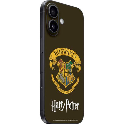 Wizarding World Harry Potter Hogwarts Houses Crest iPhone 16 Plus Skin